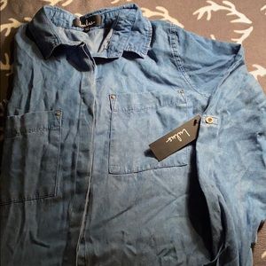 Longn Sleeve Button up Dress